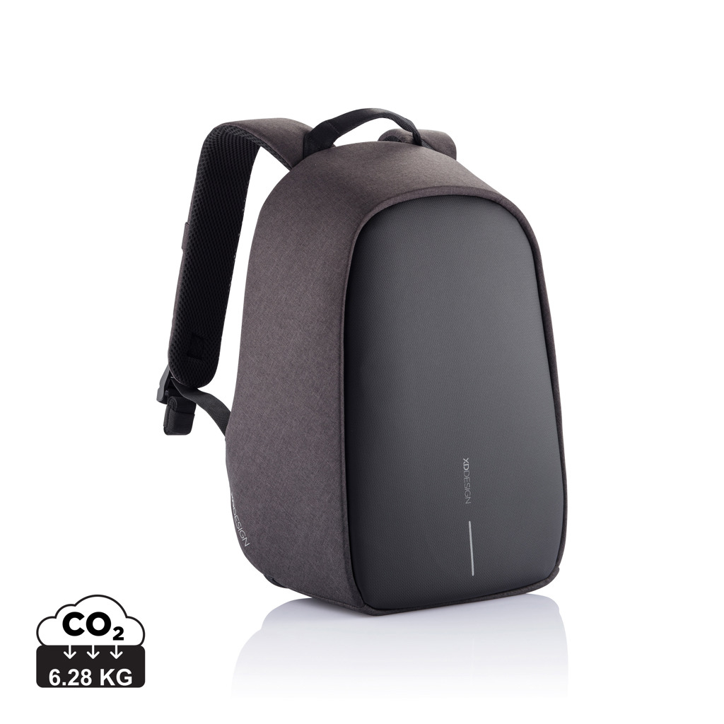 Sac à dos antivol rPET promotionnel - Bobby Hero Small antracite et gris